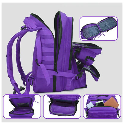 Mochila táctica Molle impermeable de 50 l para senderismo, trekking, supervivencia, caza, viajes al aire libre, camping, para hombre o mujer, Envío 0.00 $.