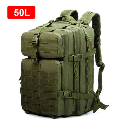 Mochila militar para exteriores de 30 l/50 l, MOLLE, para mujeres y hombres, para senderismo al aire libre, nueva mochila táctica portátil MOLLE 3P, para viajesSudadera con capucha gráfica de manga larga con bolsillo canguro.3D, Envío 0.00 $.