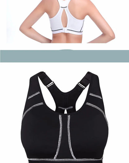 Tops deportivo de alto impacto con relleno, sin aros, de cobertura total, para mujer, nuevo sujetador deportivo tipo bralette para mujer