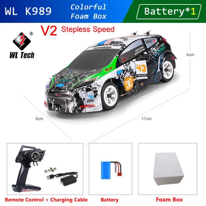 Coches Drifting PRO,WLtoys K989 1:28 4WD 2.4G Mini RC Racing Car High Speed Off-Road LED Remote Control Drift Toys Alloy Vehicle Children Kids Gift, Envío 0.00 $.