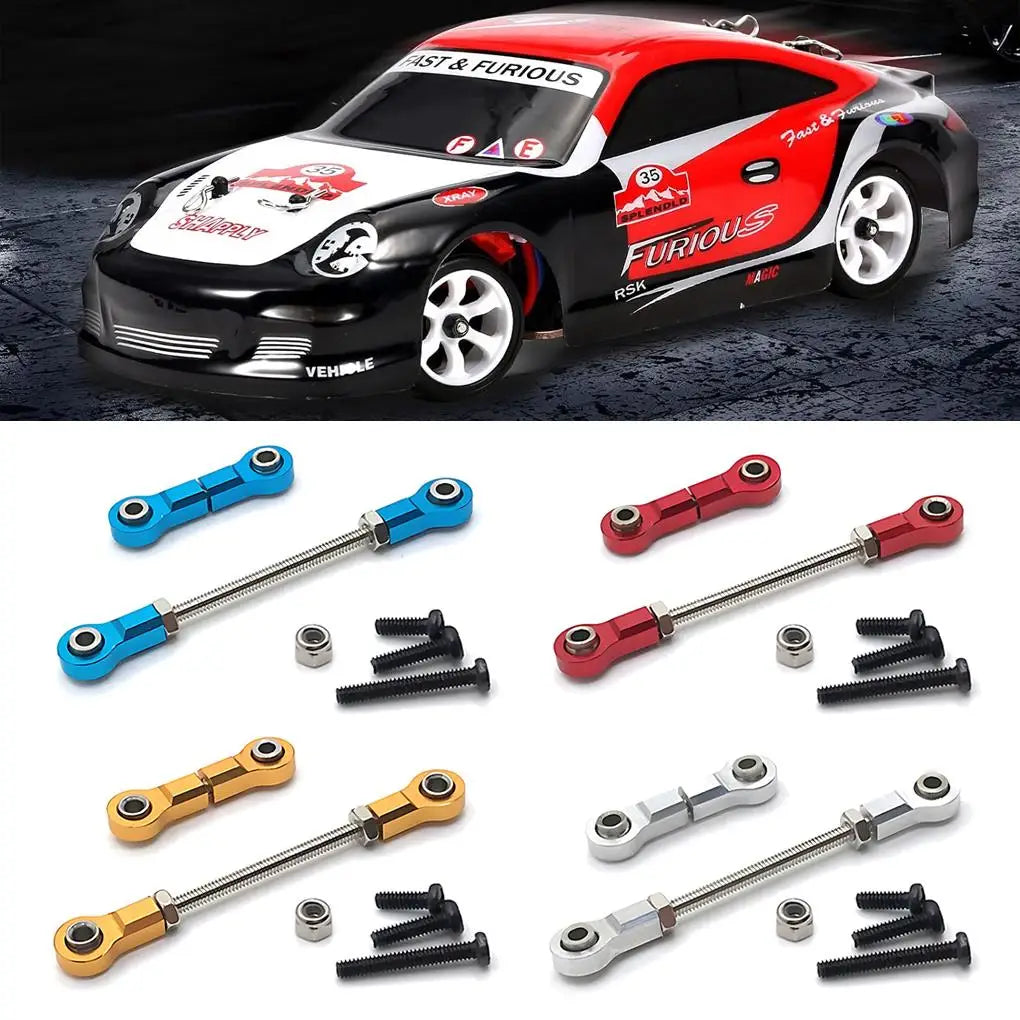 Coches Drifting PRO, Barra de enlace de dirección de servo de 1/28 para coche RC Wltoys K969 de 1/28 Barra de enlace de dirección de servo de metal Piezas de coche RC, Envío 0.00 $.