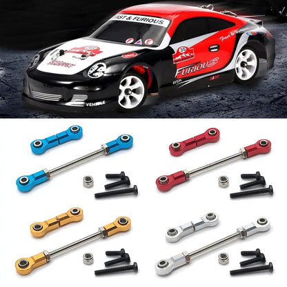 Coches Drifting PRO, Barra de enlace de dirección de servo de 1/28 para coche RC Wltoys K969 de 1/28 Barra de enlace de dirección de servo de metal Piezas de coche RC, Envío 0.00 $.