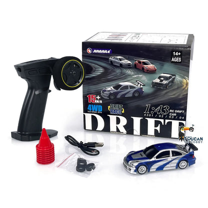 Coche Mini Drifting de carreras RC 4WD a control remoto, escala 1/43, 2,4 g, juguete de vehículo de motor de alta velocidad, modelo para niños, regalos TH 23884, Envío 0.00 $.