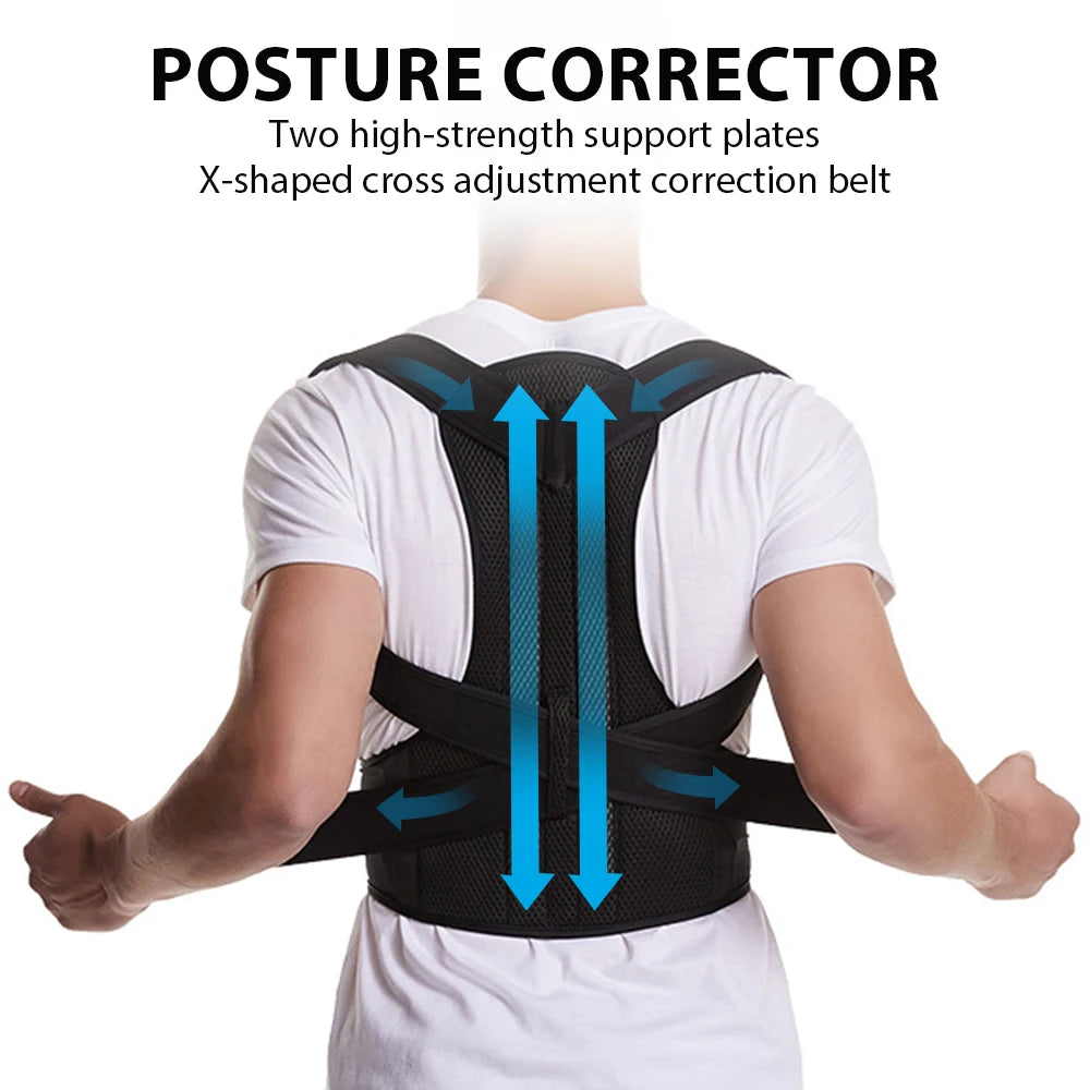 Cinturón Corrector de Postura |Hombres y Mujeres: Soporte Lumbar Ajustable, Soporte|Hombros para Mejorar|Escoliosis - ¡Envío Gratis en FLIPISHOP.COM!