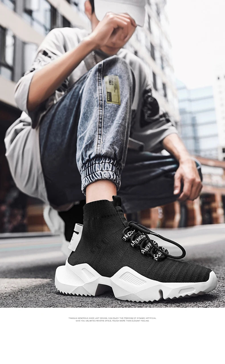 Botas Deportivas para Hombre 2024 | Suela Antideslizante y Absorción de Impactos | Calzado Vulcanizado de Moda | Envío Gratis en **FLIPISHOP.COM**