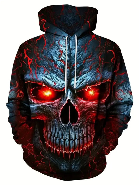 Sudadera con Capucha 3D de Calavera Ardiente para Hombre | Moda **FLIPI FULL 3D** 2025 | Envío Gratis en **FLIPISHOP.COM**