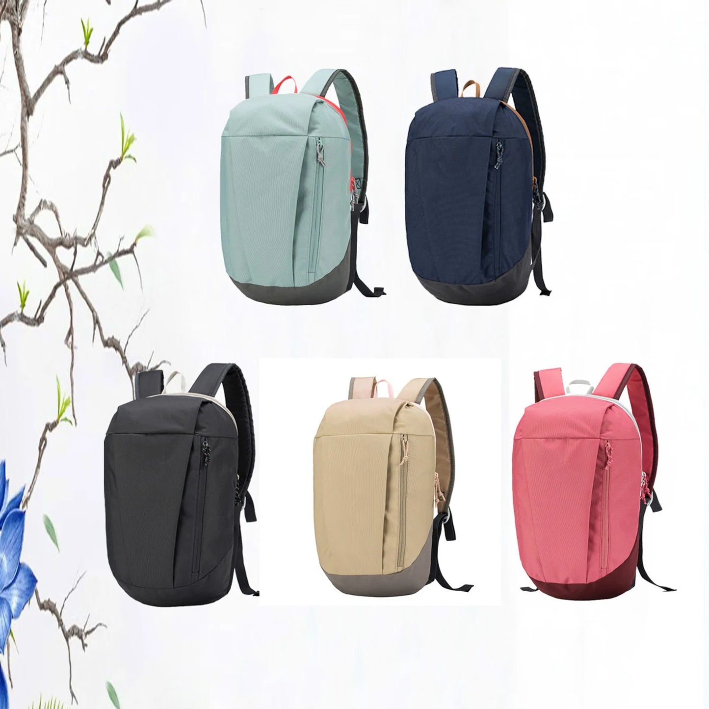 Mochila de viaje deportiva para mujer, mochila de viaje ultraligera y sencilla para todo tipo de ocasiones, mochila pequeña deportiva para hombre, nueva.