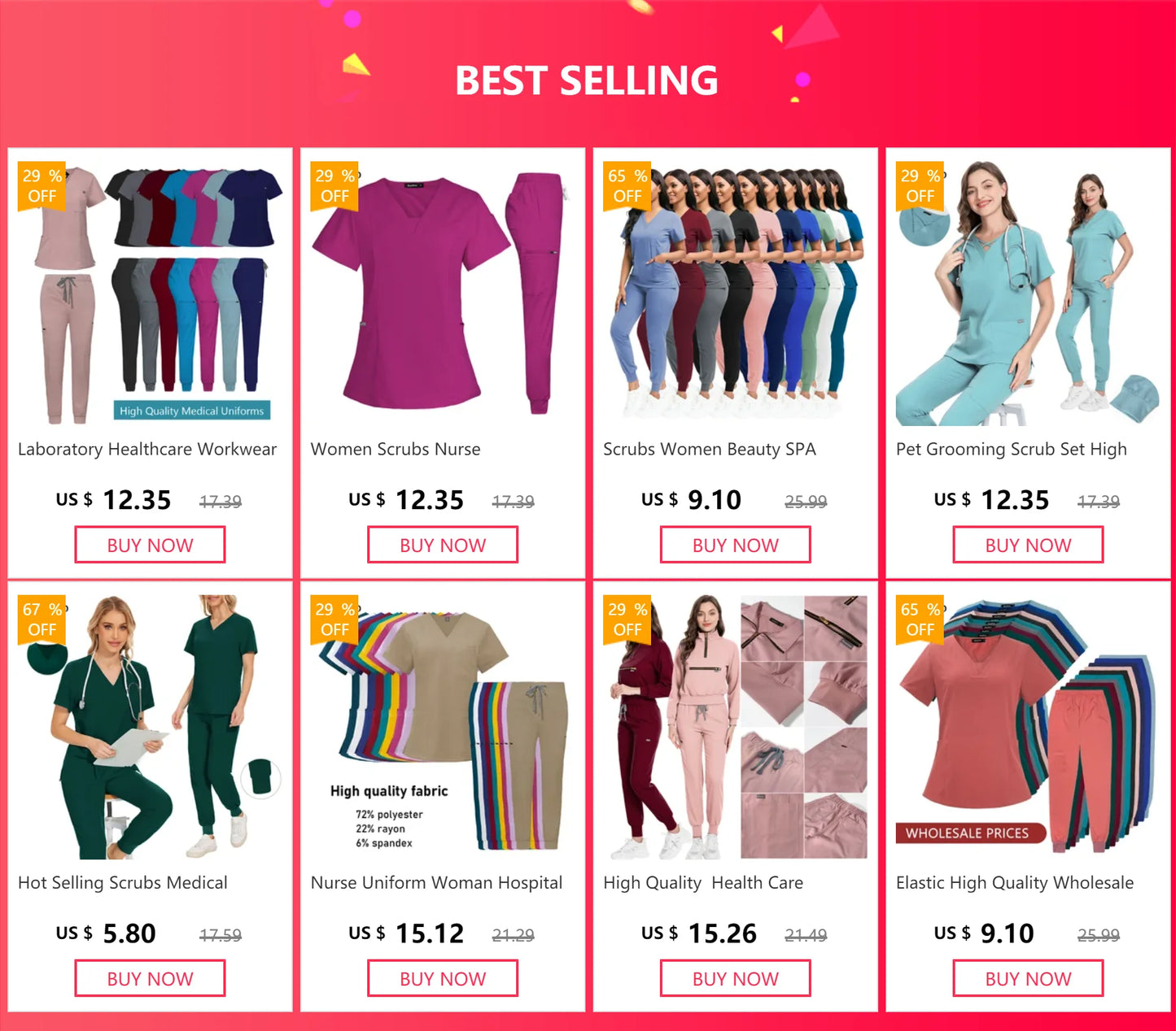 Conjunto de Uniformes Médicos para Mujeres | Uniforme Unisex para Belleza, SPA y Veterinaria | Envío Gratis en **FLIPISHOP.COM**