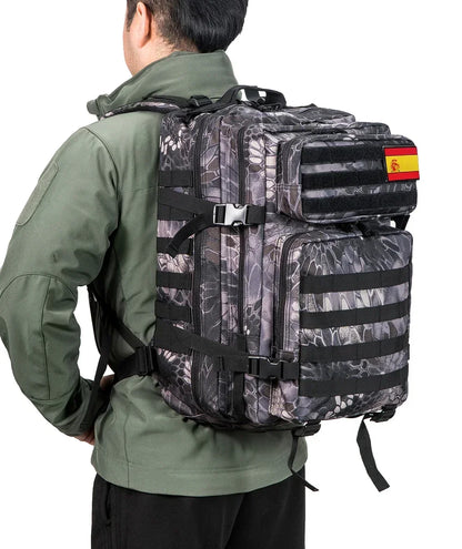 Mochilas para Hombre/Mujer Táctico 3 Días de Senderismo Trekking Supervivencia Molle Daypack Gran Capacidad Outdoor Camping Mochila Escolar