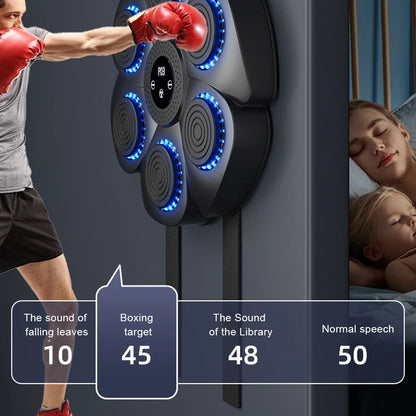 Máquina de Boxeo con Música Inteligente 2025 | Entrenador de Boxeo para Adultos y Niños | Ejercicios en Casa | Entrenamiento de Respuesta | Objetivo de Pared | Envío Gratis en **FLIPISHOP.COM**