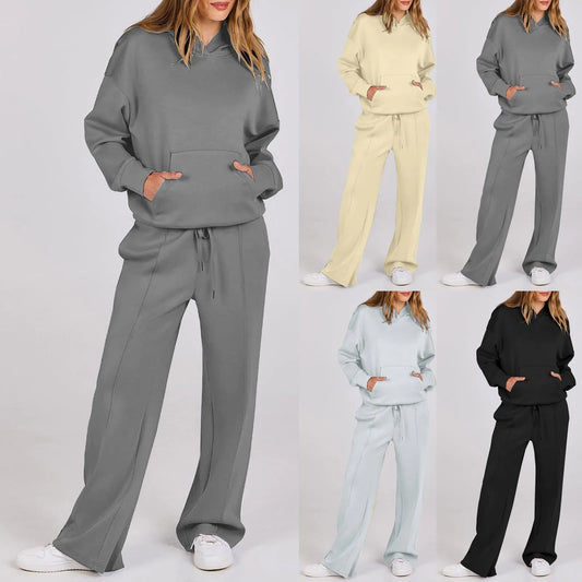 Conjunto de Invierno de Ropa Deportiva para Mujer | Chándal Alto de 2 Piezas | Envío Gratis en **FLIPISHOP.COM**