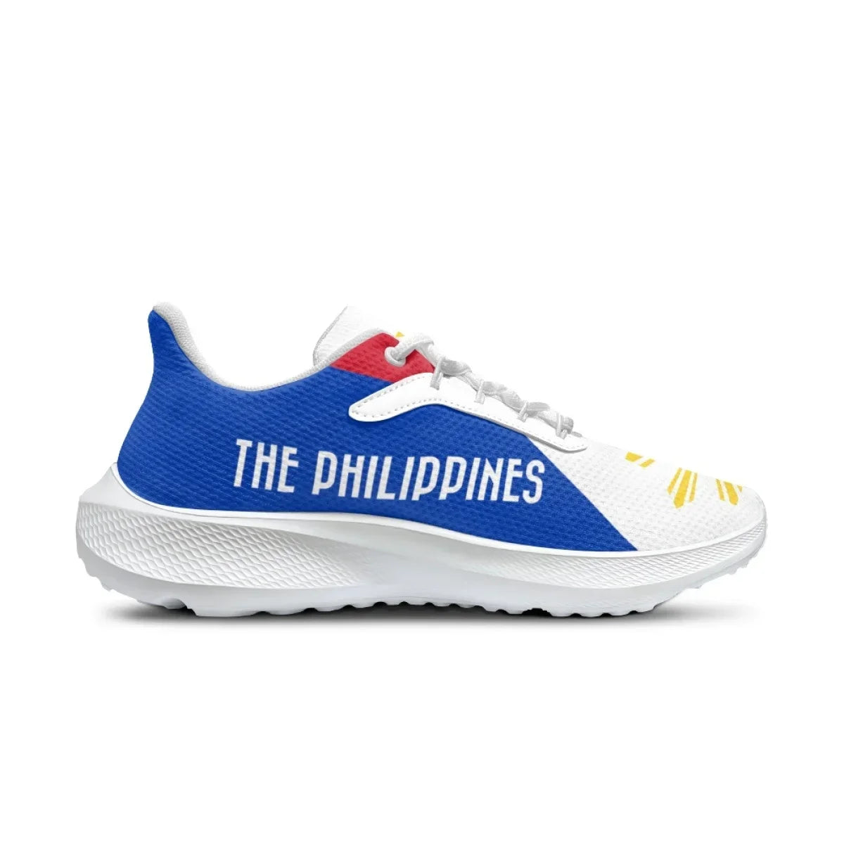 Zapatillas de deporte para mujer con bandera de Filipinas, cómodas y ligeras, para entrenamiento, con absorción de impactos y cordones, para caminar