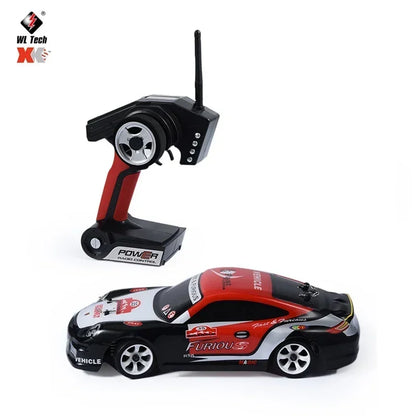 Coche de control remoto con tracción en las cuatro ruedas Cargador Juguetes eléctricos Mini coche de carreras Relación 1:28 Vehículo todoterreno de alta velocidad, Envío 0.00 $.