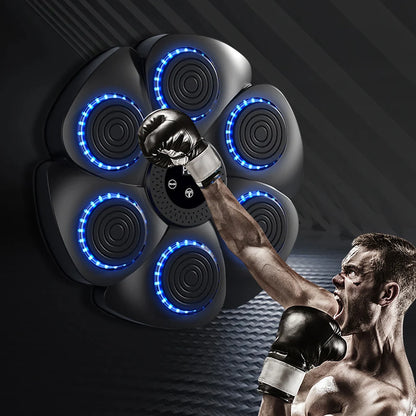 Máquina de Boxeo con Música Inteligente 2025 | Entrenador de Boxeo para Adultos y Niños | Ejercicios en Casa | Entrenamiento de Respuesta | Objetivo de Pared | Envío Gratis en **FLIPISHOP.COM**