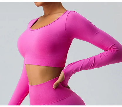 Camisetas deportivas con espalda cruzada, ropa de yoga de alta elasticidad para fitness, tops deportivos cortos, top de gimnasio para mujer