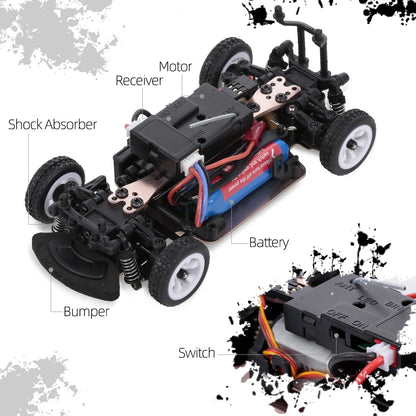 Coche Drifting PRO, WLtoys K989 RC Racing Drift Car 1:28 4WD Drive Off-Road 2.4G Alta Velocidad 30Km/H Alloy RC Car 1/28 Drift Rally Vehicle Juguetes, Envío 0.00 $.