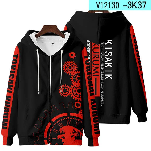 Sudadera con Capucha 3D de Date A Live | Inspirada en Tokisaki Kurumi | Ropà Moderna para - 2025  | Envío Gratis en **FLIPISHOP.COM**