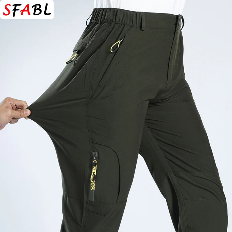 Pantalones de Senderismo para Hombre | L-5XL | Verano | Ligeros | Rápido Secado | Pesca | Jogging | Camping | Pantalones de Viaje con Bolsillos con Cremallera | ¡Envío Gratis en FLIPISHOP.COM!