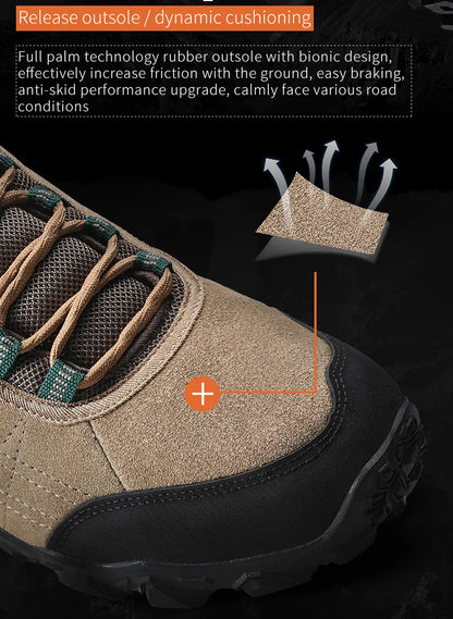 Zapatos de senderismo de lujo para hombre zapatillas de tracking de diseño de lujo de escalada en invierno para hombre zapatos de cuero para deportes al aire libre,Moda-2024., Envío 0.00 $.