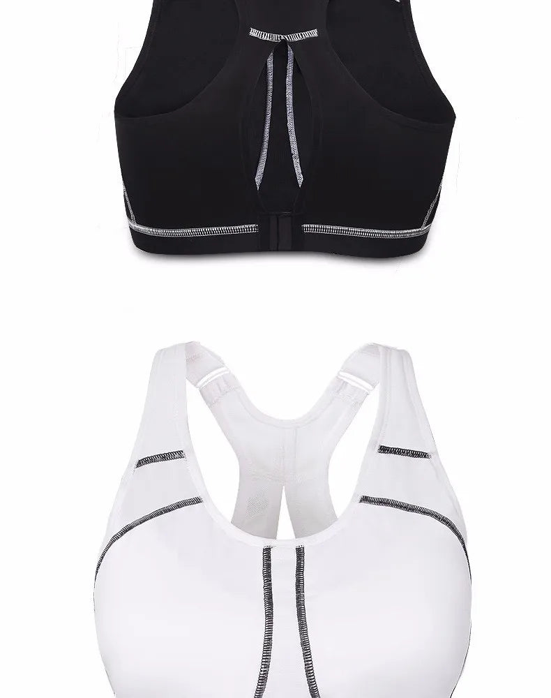 Tops deportivo de alto impacto con relleno, sin aros, de cobertura total, para mujer, nuevo sujetador deportivo tipo bralette para mujer