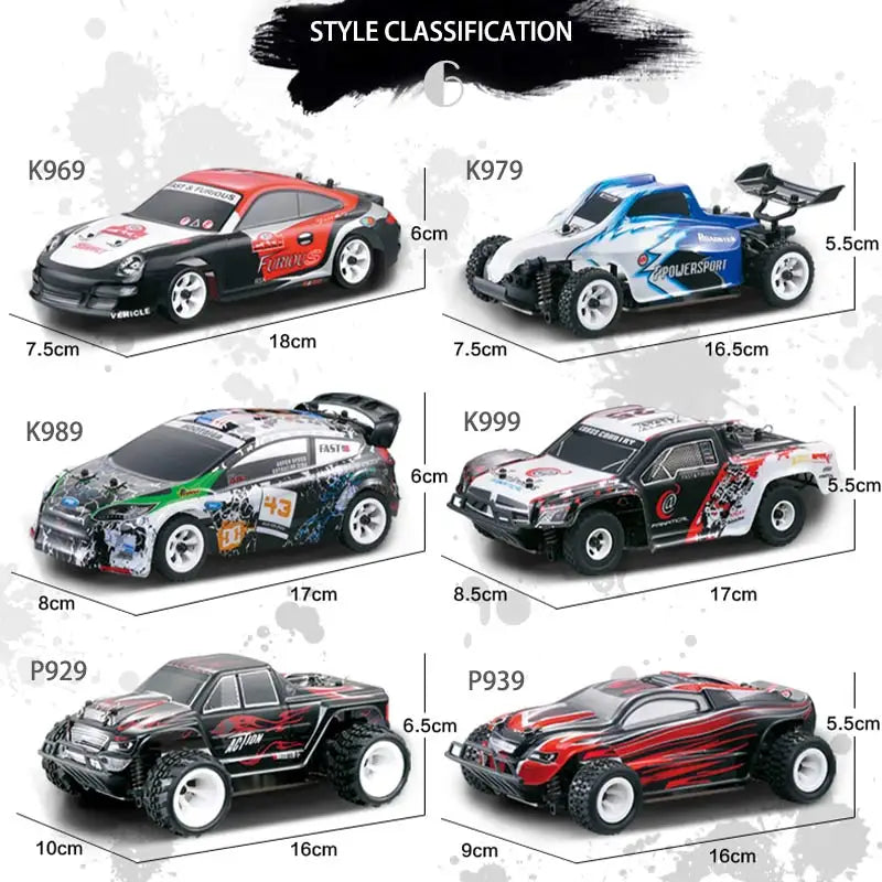 Coches Drifting PRO,WLtoys K989 1:28 4WD 2.4G Mini RC Racing Car High Speed Off-Road LED Remote Control Drift Toys Alloy Vehicle Children Kids Gift, Envío 0.00 $.