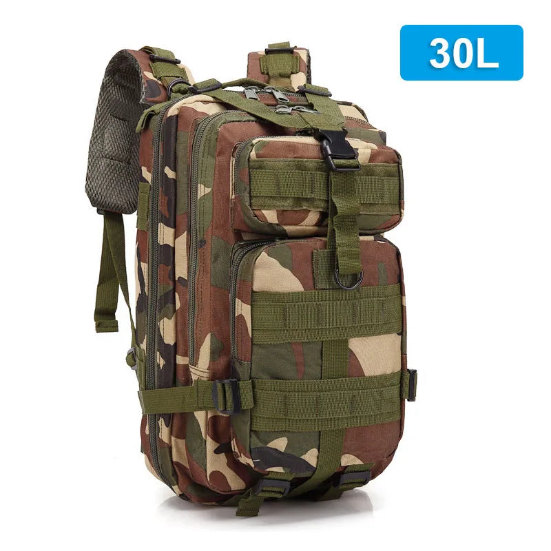 Mochila militar para exteriores de 30 l/50 l, MOLLE, para mujeres y hombres, para senderismo al aire libre, nueva mochila táctica portátil MOLLE 3P, para viajesSudadera con capucha gráfica de manga larga con bolsillo canguro.3D, Envío 0.00 $.