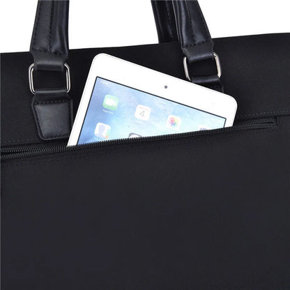 Maletín de Negocios Bolso de Cuero Para Hombre Bolsos de Computadora Portátil para 14 Macbook Lenovo Hombre Bolso de Hombro