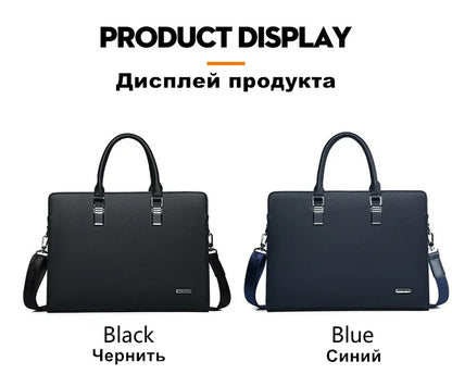 Maleta de lujo Bolsos laterales Business Tote Bag Maletín ejecutivo Hombre Laptop Bolso de mano para hombre Marca