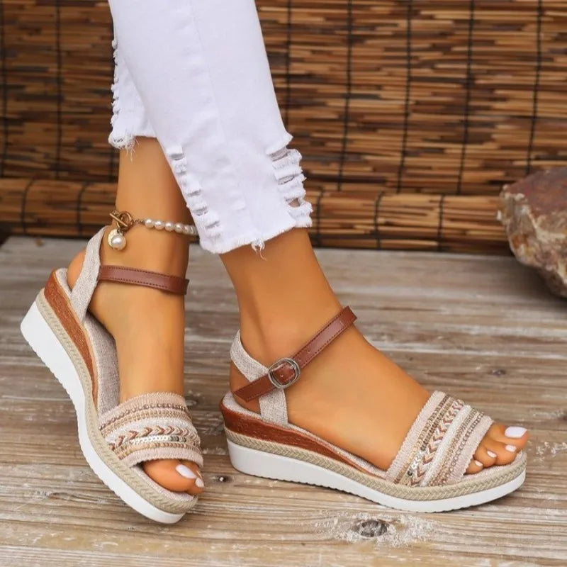 Sandalias de Lujo para Mujer 2025 | Planas Informales de Verano | Envíos Gratis en **FLIPISHOP.COM**