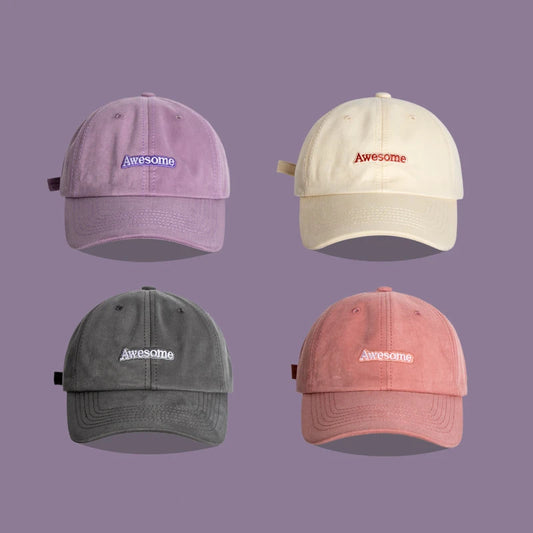 Gorras de béisbol impresionantes para niños, niñas y mujeres, primavera y otoño, 2024, gorra con letras bordadas para hombres y mujeres, gorra Snapback de hip hop