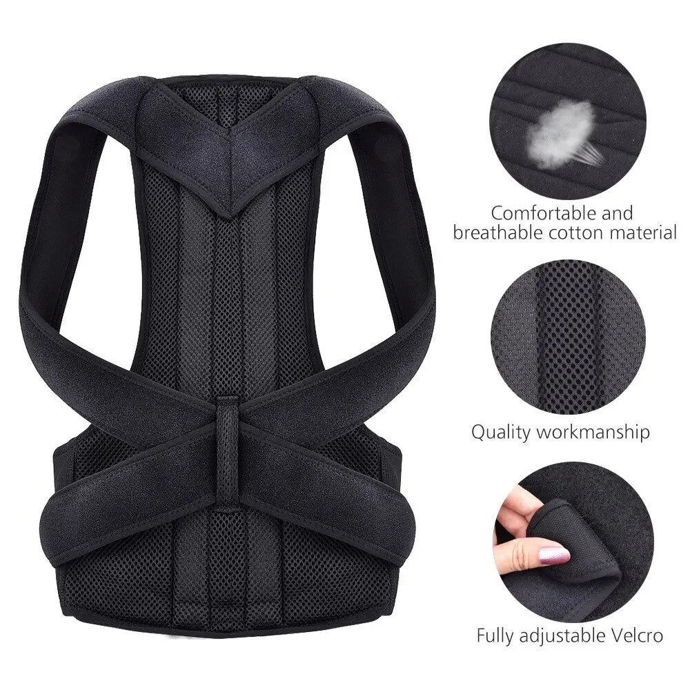 Corrector de Postura Ajustable con Soporte Transpirable para Niños | Alivio del Dolor de Espalda y Cuidado Óseo | Envío Gratis en FLIPISHOP.COM"