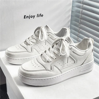 Zapatos Blancos para Hombre | Zapatillas de Malla y Cuero 2025 | Envío Gratis Todo el Año - FLIPISHOP.COM