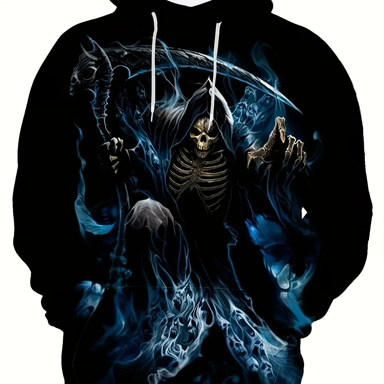 Sudadera con Estampado 3D de Calavera para Hombre | Moda de Calle Otoño 2025 | Envío Gratis en **FLIPISHOP.COM**