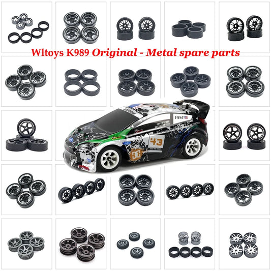 Coches Drifting PRO, Wltoys 1/28 RC Car Remote Control 284131 K969 K979 K989 P929 Piezas de neumáticos originales Neumáticos todoterreno mejorados de goma Accesorios para automóviles, Envío 0.00 $.