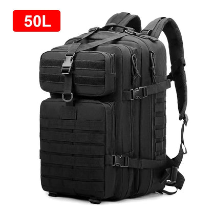 Mochila militar para exteriores de 30 l/50 l, MOLLE, para mujeres y hombres, para senderismo al aire libre, nueva mochila táctica portátil MOLLE 3P, para viajesSudadera con capucha gráfica de manga larga con bolsillo canguro.3D, Envío 0.00 $.