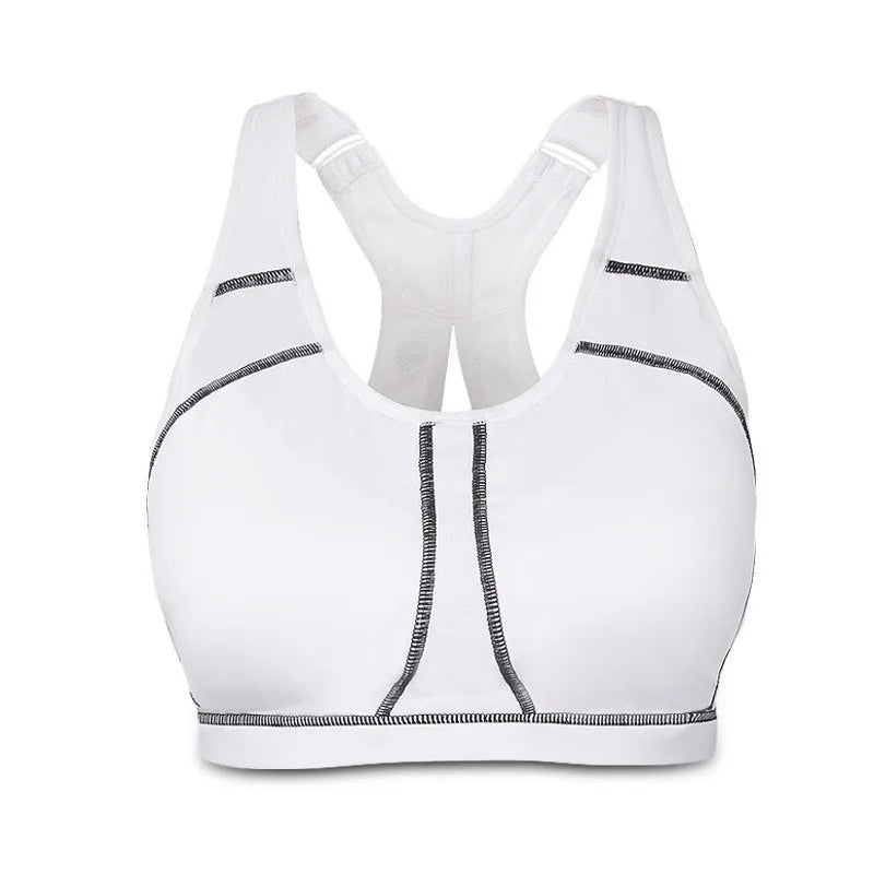 Tops deportivo de alto impacto con relleno, sin aros, de cobertura total, para mujer, nuevo sujetador deportivo tipo bralette para mujer