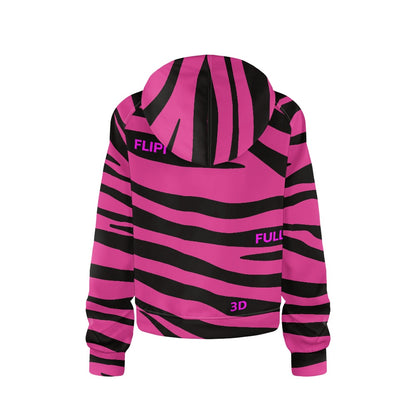 Sudadera Térmica con Capucha y Media Cremallera para Mujer | Estilo Moderno Moda -2025 | Marca **FLIPI FULL 3D** | Envíos Gratis en **FLIPISHOP.COM**