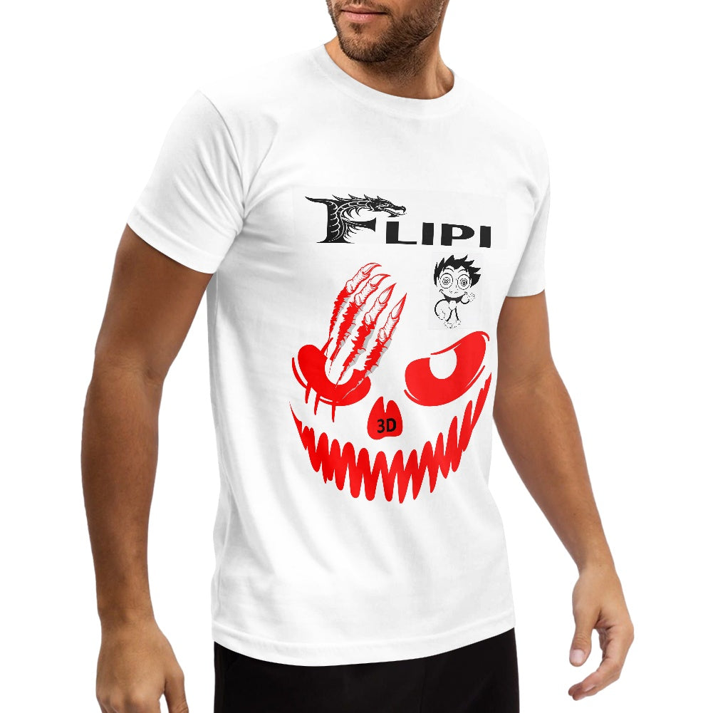 Camiseta Blanca Algodón Personalizadas **FLIPI FULL 3D** | Moda 2025 | Envío Gratis en **FLIPISHOP.COM**