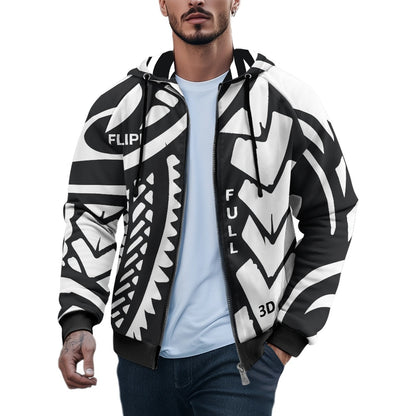 Sudadera Térmica | Capucha y Cremallera para Hombre | Moda **FLIPI FULL 3D** Disfruta - 2025 | Manga Larga, Alta Calidad | Envío Gratis en **FLIPISHOP.COM**