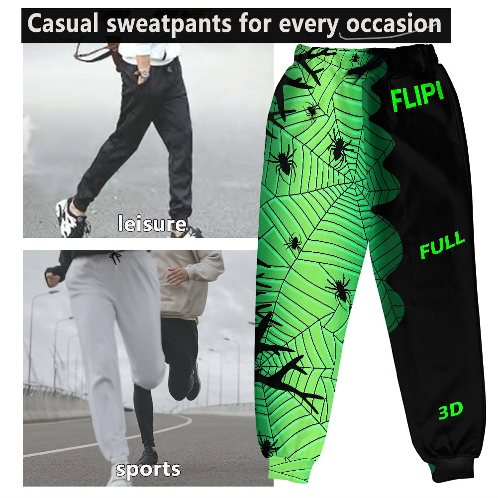 Pantalones Deportivos Chándal Térmico Unisex **FLIPI FULL 3D** | Moda Versátil - 2025 | Comodidad y Estilo para el Uso Diario | Envío Gratis **FLIPISHOP.COM**