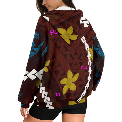 Sudadera Holgada con Cremallera y Capucha para Mujer | Marca **FLIPI FULL 3D** Nuevos Diseños - 2025 | Envíos Gratis en **FLIPISHOP.COM**