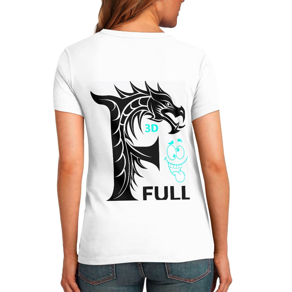 Camiseta Blanca Algodón Personalizadas **FLIPI FULL 3D** | Moda 2025 | Envío Gratis en **FLIPISHOP.COM**