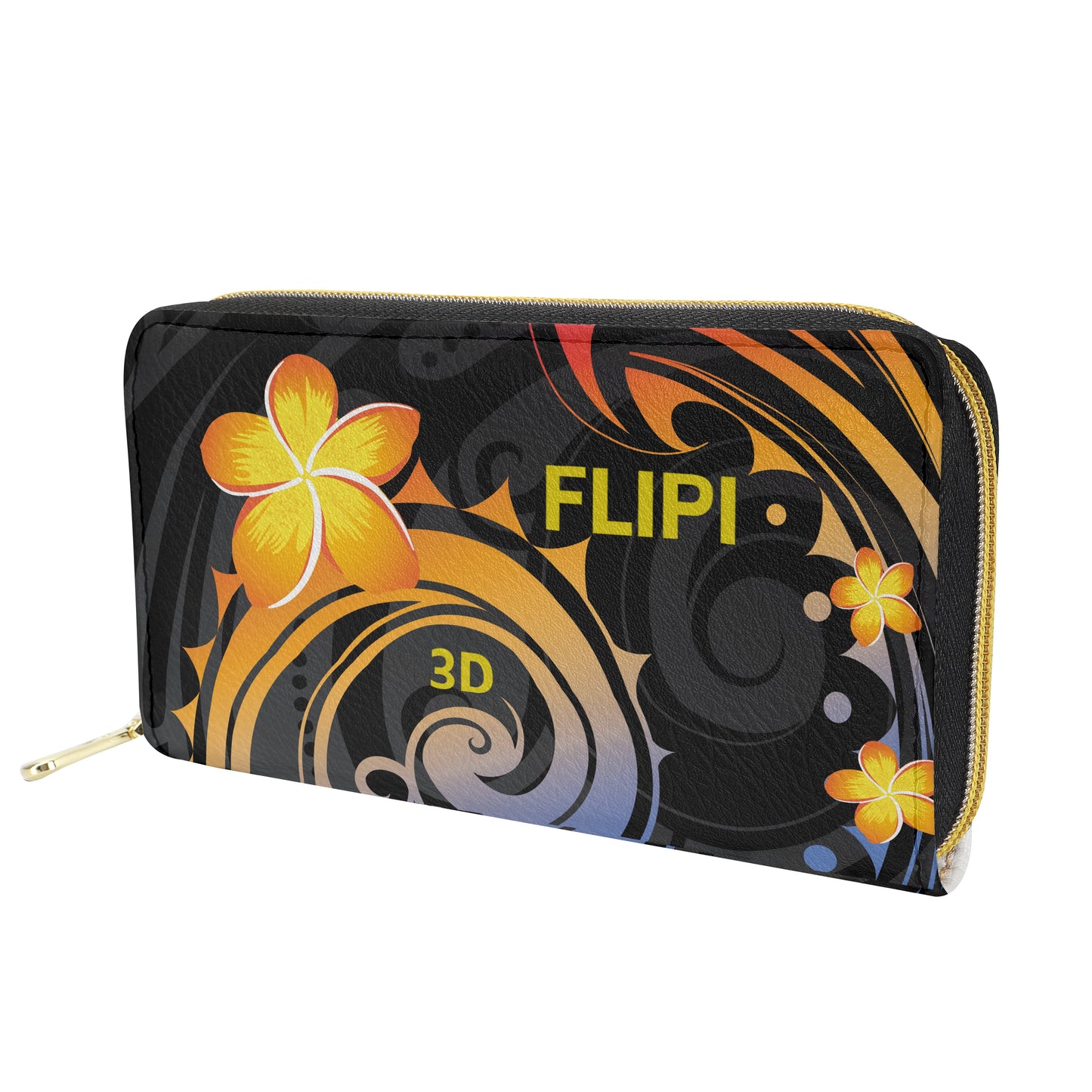 Cartera de PU con Cremallera de Nylon |Moda - 2025 - **FLIPI FULL 3D** | Estilo y Funcionalidad | Envío Gratis en **FLIPISHOP.COM**