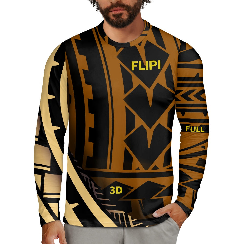 Camiseta Térmica Manga Larga Hombre **FLIPI FULL 3D** | Diseño Moderno - 2025 - Alta Calidad | Envío Gratis en **FLIPISHOP.COM**