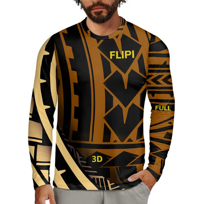 Camiseta Térmica Manga Larga Hombre **FLIPI FULL 3D** | Diseño Moderno - 2025 - Alta Calidad | Envío Gratis en **FLIPISHOP.COM**