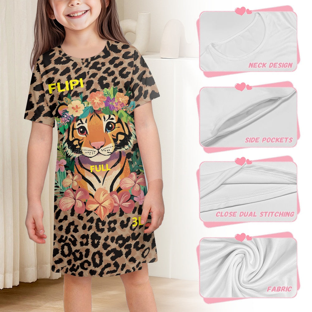 Traje de Pijama para Niñas | Conjunto Cómodo y Suave **FLIPI FULL 3D** Moda 2025 | Envíos Gratis en **FLIPISHOP.COM**