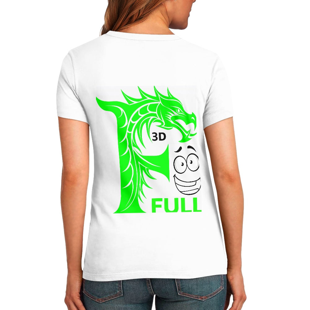 Camiseta Blanca Algodón Personalizadas **FLIPI FULL 3D** | Moda 2025 | Envío Gratis en **FLIPISHOP.COM**