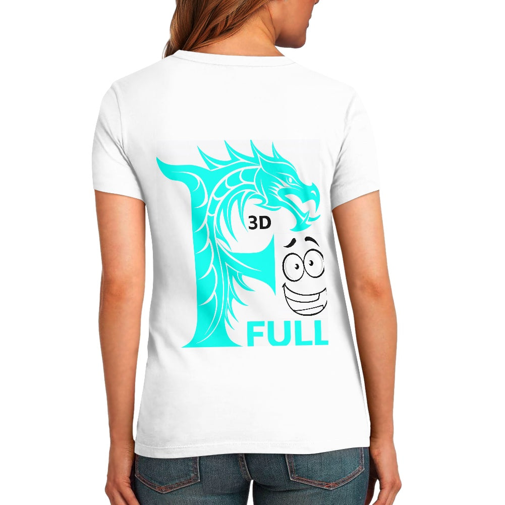 Camiseta Blanca Algodón Personalizadas **FLIPI FULL 3D** | Moda 2025 | Envío Gratis en **FLIPISHOP.COM**