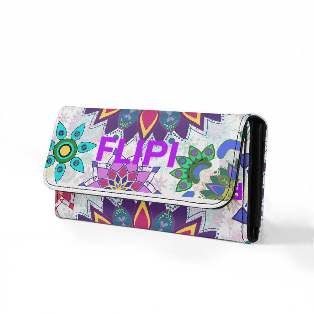 Cartera Plegable Larga de Cuero | Moda Mujer - 2025- **FLIPI FULL 3D** | Elegante y Práctica | 13 Ranuras para Tarjetas | Envío Gratis en **FLIPISHOP.COM**