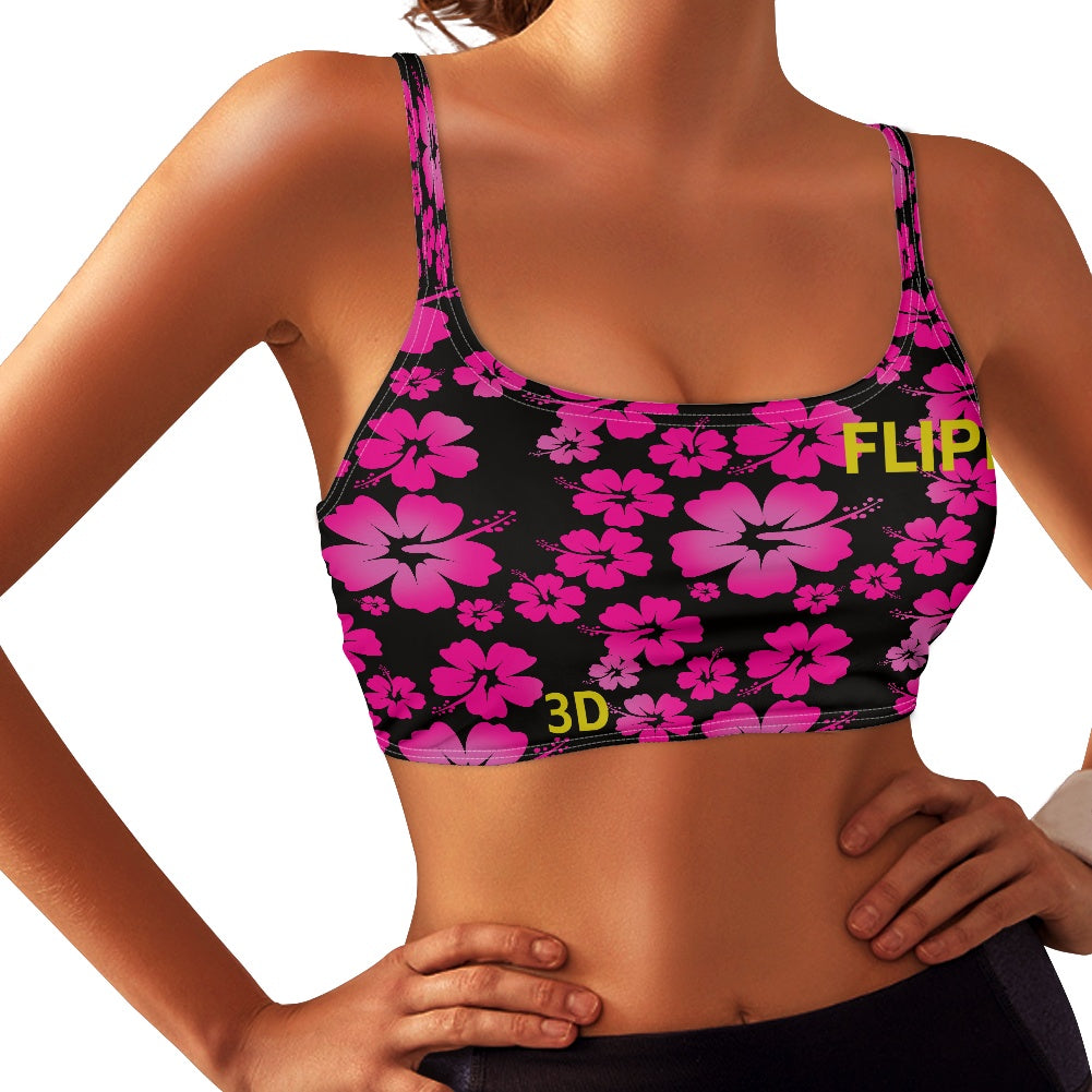 Tops, Sujetadores deportivos para mujer nuevos diseños moda 3D FLIPI, Versátil y LLamativa, Uso diario, Envío 0.00 $